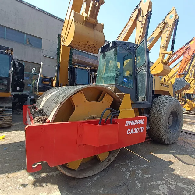 Подержанный дорожный каток Dynapac CA301D 10-тонный в Шанхае высокопроизводительный тяжелый станок