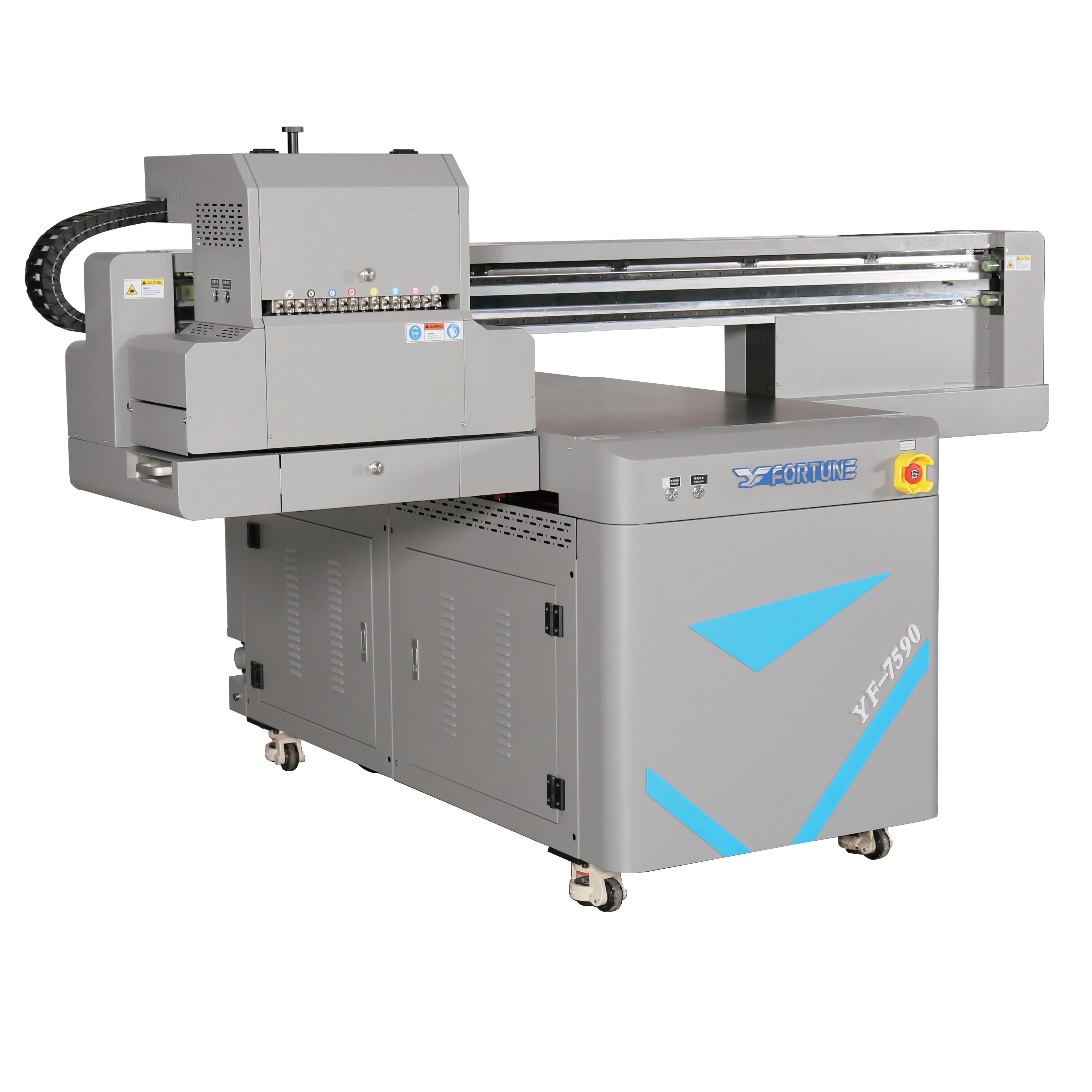 High-accuracy 720*1800dpi uv Printing 75*90cm Flatbed Small Uv Printer for mobile phone case cover lighter
