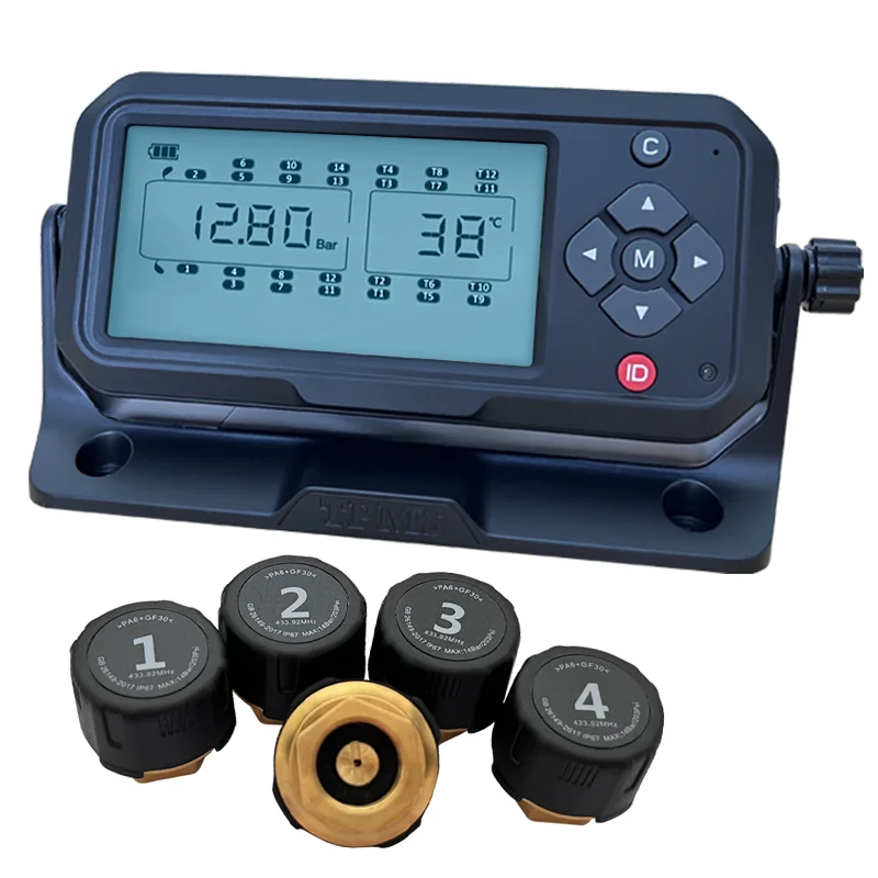 Tire pressure monitor External 4-wheel 6-wheel RV bread pickup tire pressure monitor