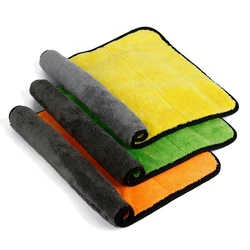 800 Gsm 1200 Gsm Coral Fleece Plush Microfiber Drying Towel Car Wash Towel Microfiber To Car
