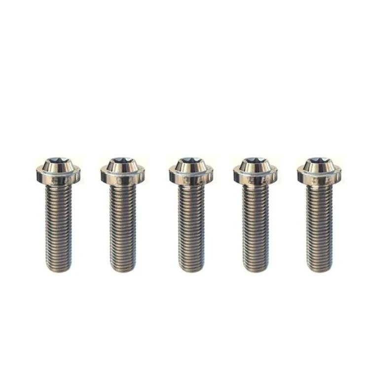 CNC крепеж титановые болты мотоцикл m10x1.0x19mm титановый сплав Высокопрочный велосипед Ручка ступицы/