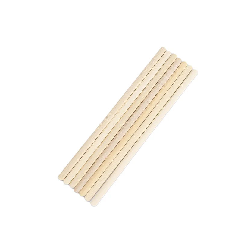 Disposable Engraved Biodegradable honey stir bamboo wooden coffee stirrer sticks