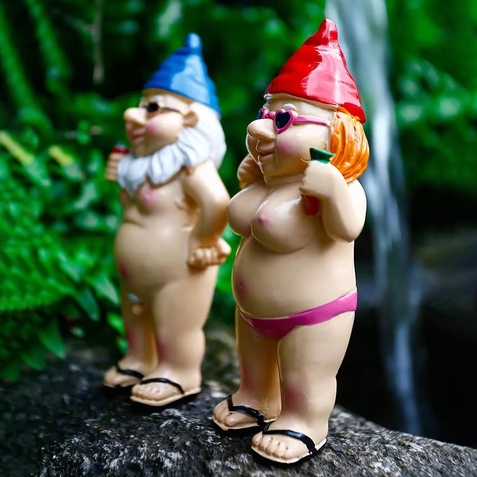 Fengzhi Factory Prank garden gnomes fun characters home or outdoor lawn decoration home gifts resin crafts