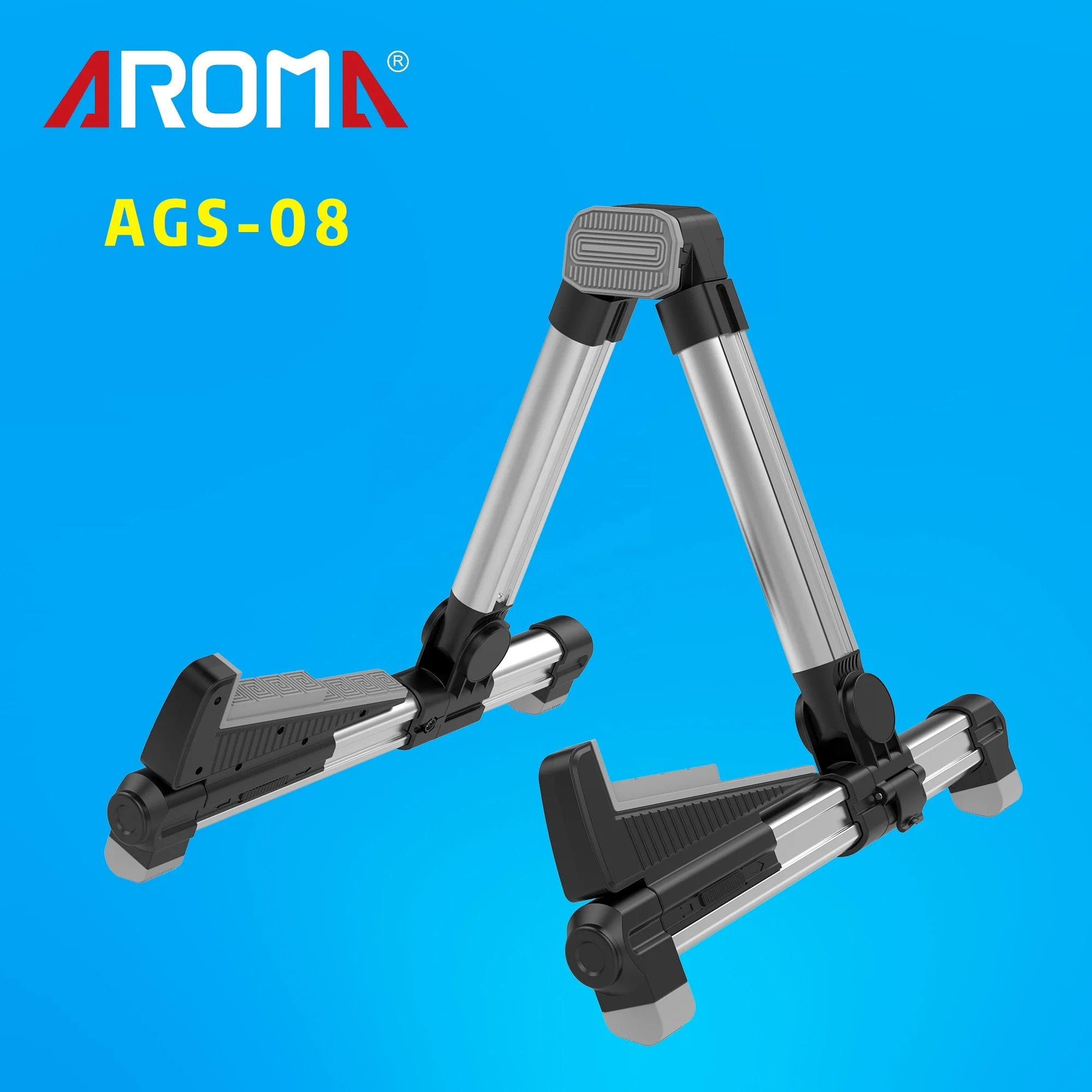 AGS-08 Colored Portable Folding Guitar Stand High Quality Electric Acoustic Guitar Stand guitar accessories