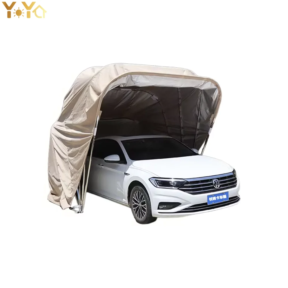 Китай, заводская цена, складные ПВХ железные оцинкованные гаражные ручные навесы для автомобиля, складные навесные палатки, парковочные палатки для продажи