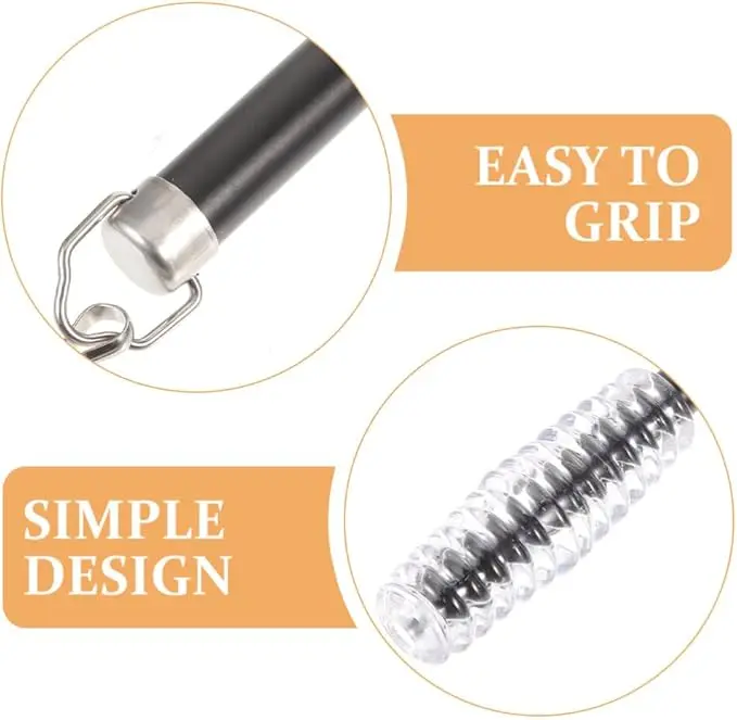 Top Quality Clear Acrylic Curtain Wand Curtain Pull Rod Ideal for High Hanging Drapes & Heavy Curtains in Homes & Offices