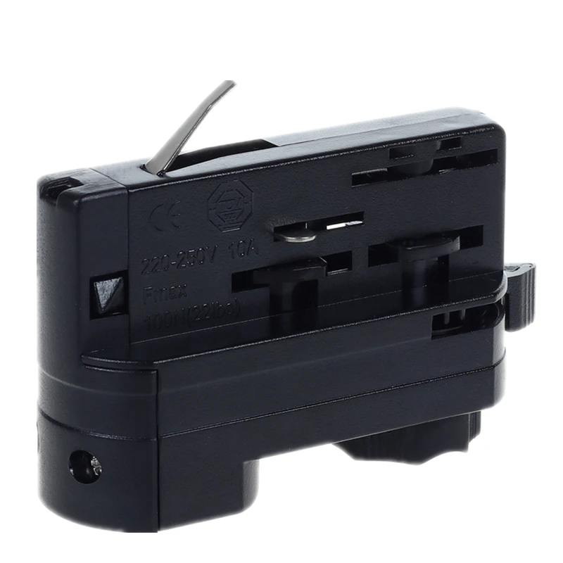 European Standard 3 Circuits 4 wires spotlighting Track adapter With TUV,ENEC,CB,CE,SAA Certificate