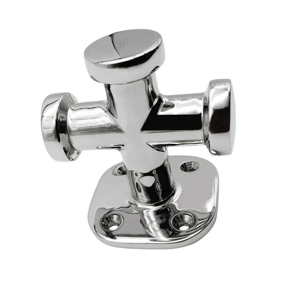 Factory Price AISI316 Stainless Steel Single Polish Mirror Surface Marine Hardware Single Bollard For Boat