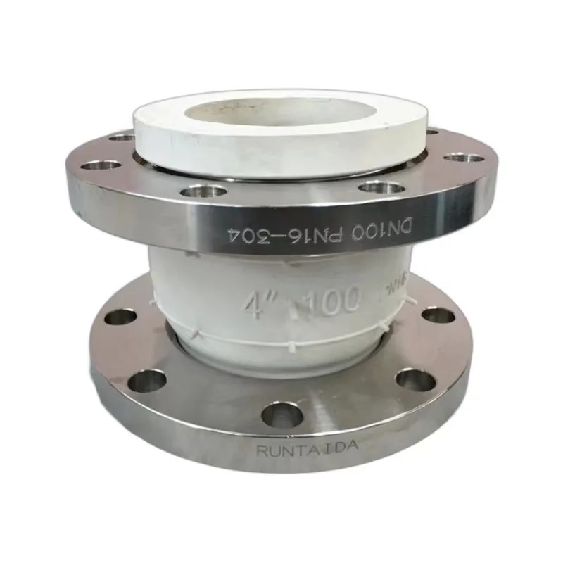 Dn40-600 Flanged Connector Expansion Joint Pipeline Stainless Steel Flexible Food Grade Rubber LANDA Pvc Flange Round Casting