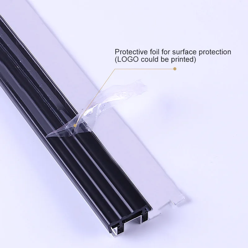 High Quality Soft Rubber PVC Aluminium Stair Nose Parts Modern Design Non-Slip Step Edging Strip Stair Nosing Wholesale