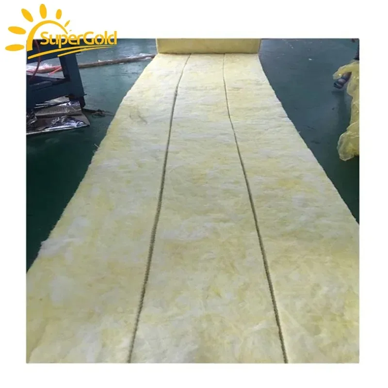 SuperGold Thermal Insulation Materials Glass Wool Felt 100mm Thick Glasswool For Greenhouse
