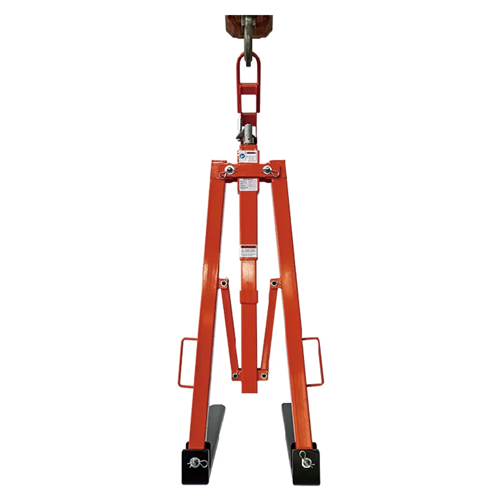 Manufacturer Direct Convenient High Capacity Metal No Slings Crane Fork Pallet Fork