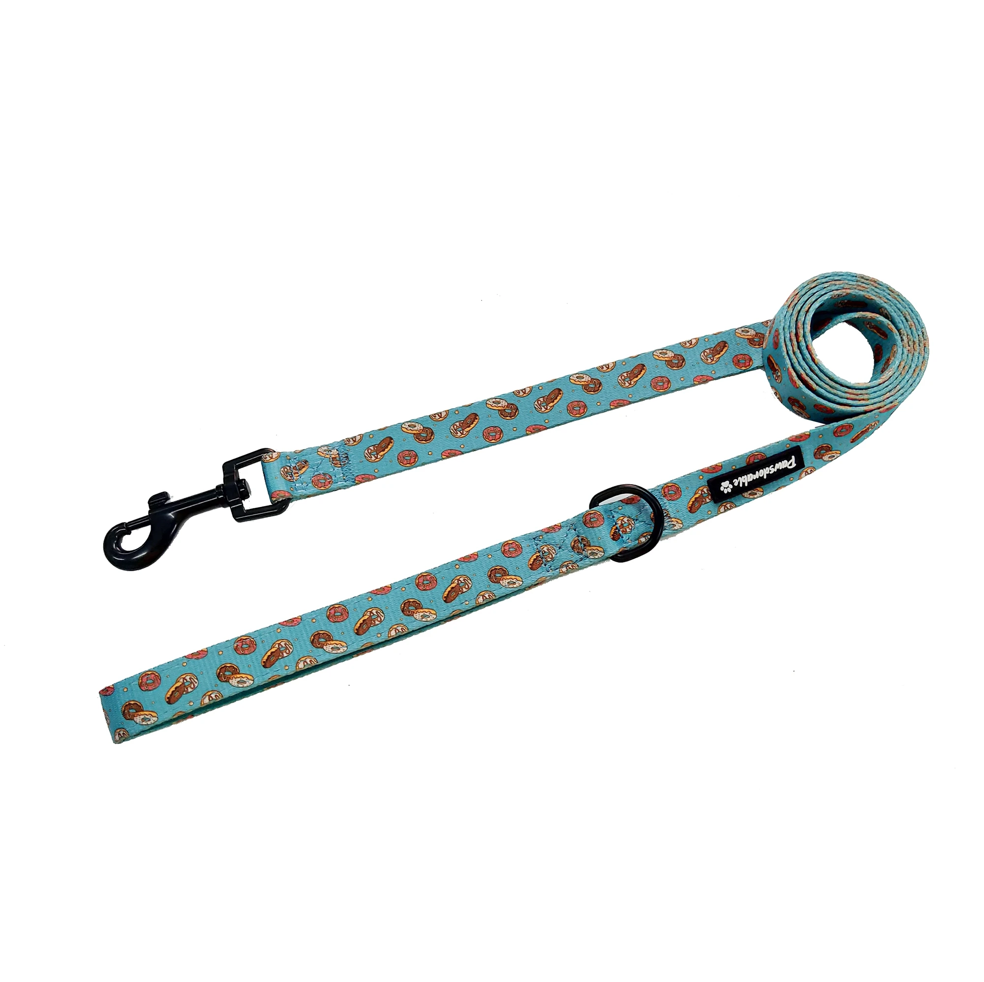 
Hot Sale Custom Sublimation Print Logo Neoprene Padded Handle Dog Leash 