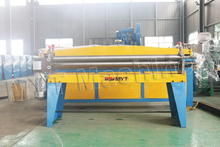 MYT brand W11G-1.5X1300 sheet metal Electric Slip Roller rolling machine for HVAC duct