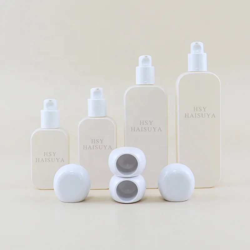 Spot 1oz 100ml 120ml white glass skincare packaging perfume lotion bottle and cream jar sets wholesale for sale