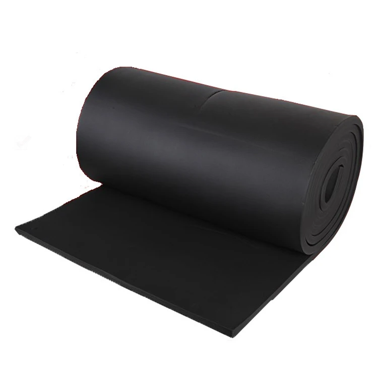 Produces Thermal Insulation Air Conditioner Closed Cell 10-30Mm Nbr Black Rubber Foam Board