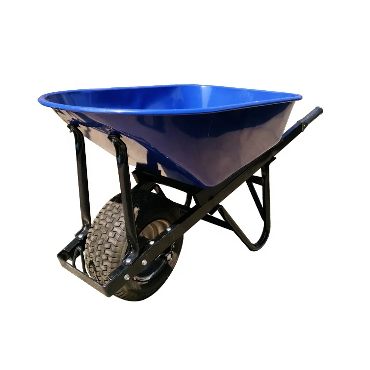 Садовая оцинкованная тачка