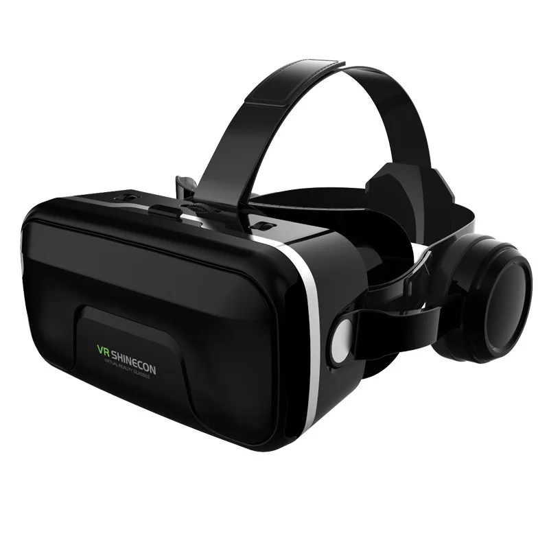 vr glasses 3D virtual reality game glasses with headphones vr glasses 3D virtual reality game