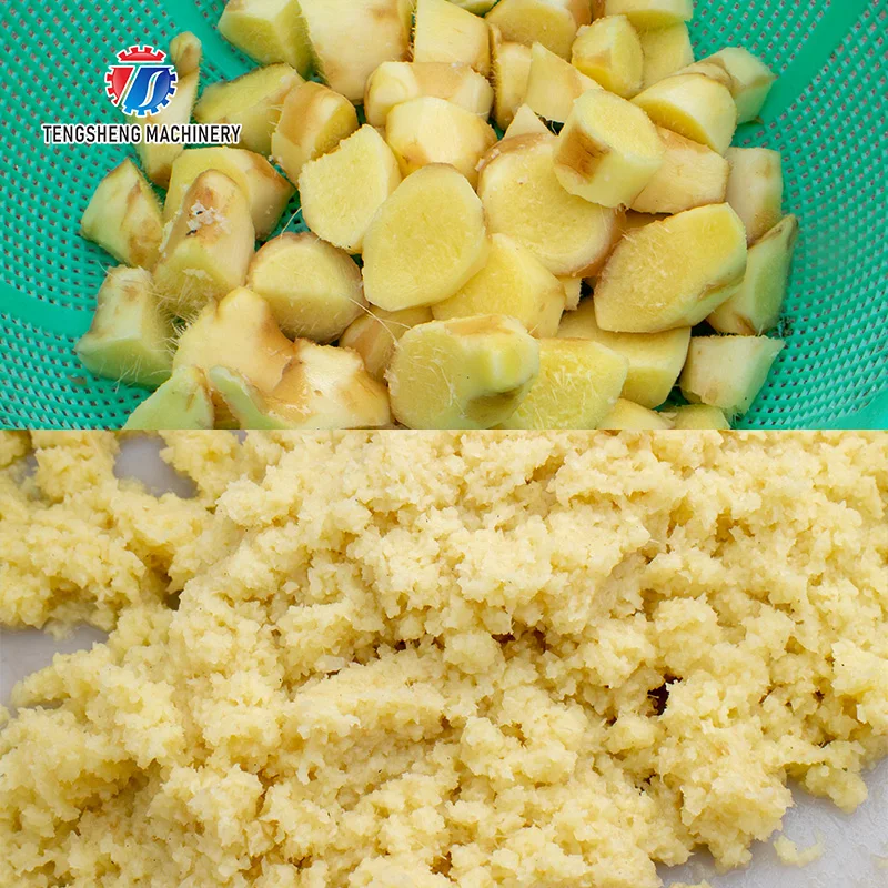 Malaysia Automatic Agricultural Machinery garlic and vegetable cutting machine Ginger pepper sauce cutting machine
