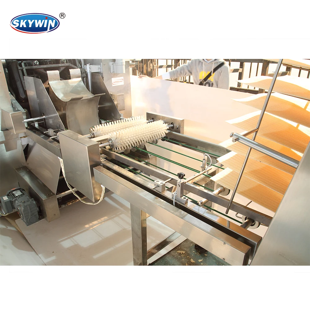 High Speed Easy operate PLC  touch screen control wafer making machine best price in China