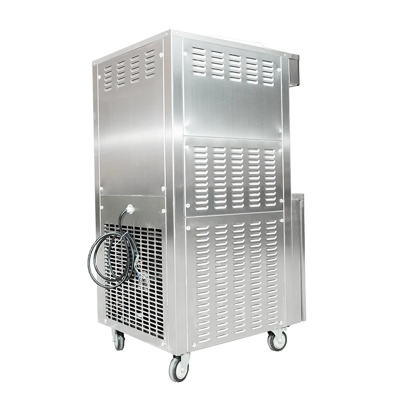 Retail Online Shopping In Ali Baba Double Display Control Soft Frozen Yogurt Machines For Home