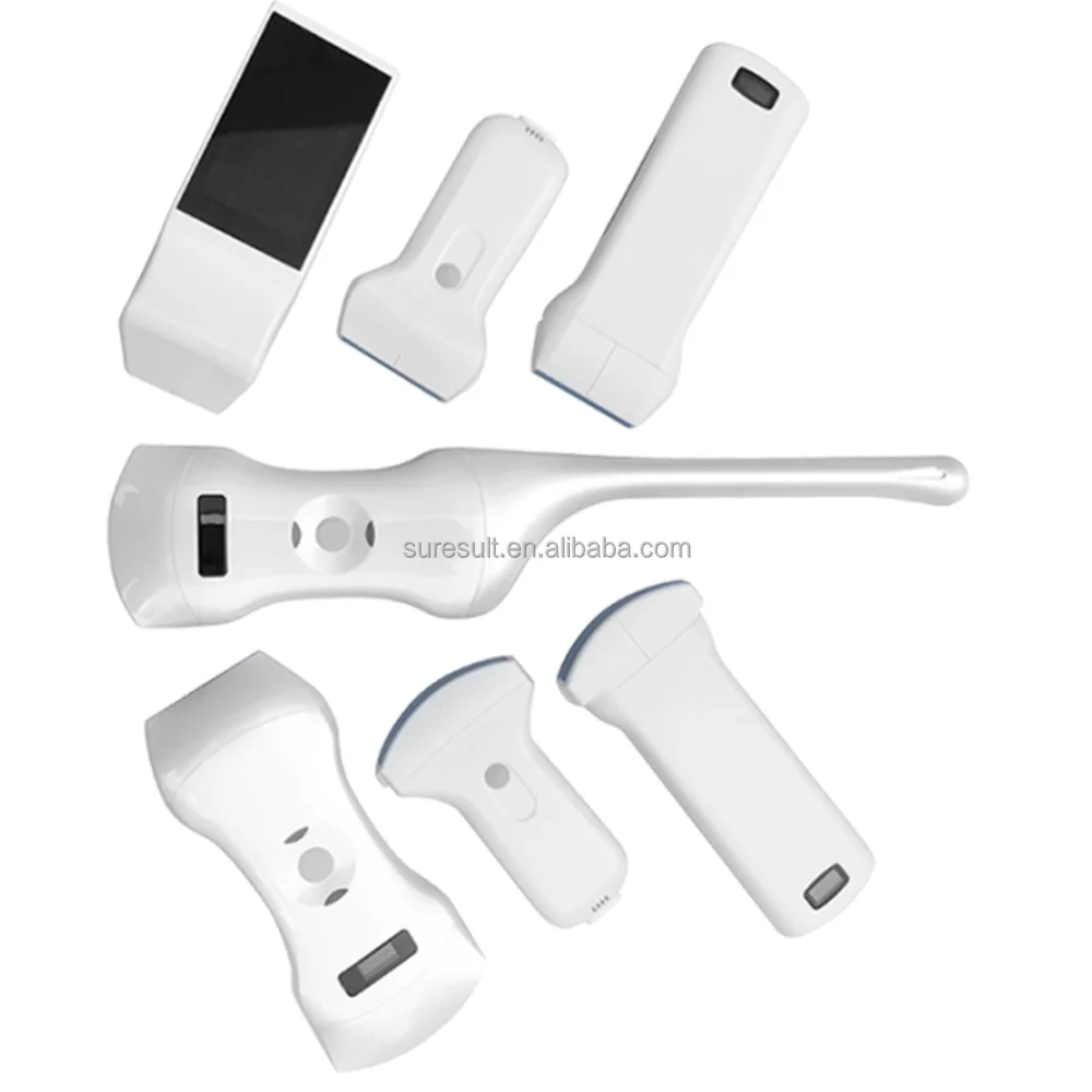 Suresult Ultrasound Machine Convex Probe WIFI baby fetal doppler Scanner cardiac portable color ultrasound