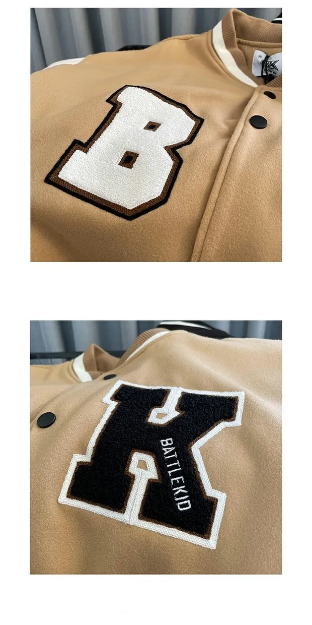 Wholesale Customizable Polyester Oversize Size College Letterman Baseball Jackets Varsity Jacket For Women And Men