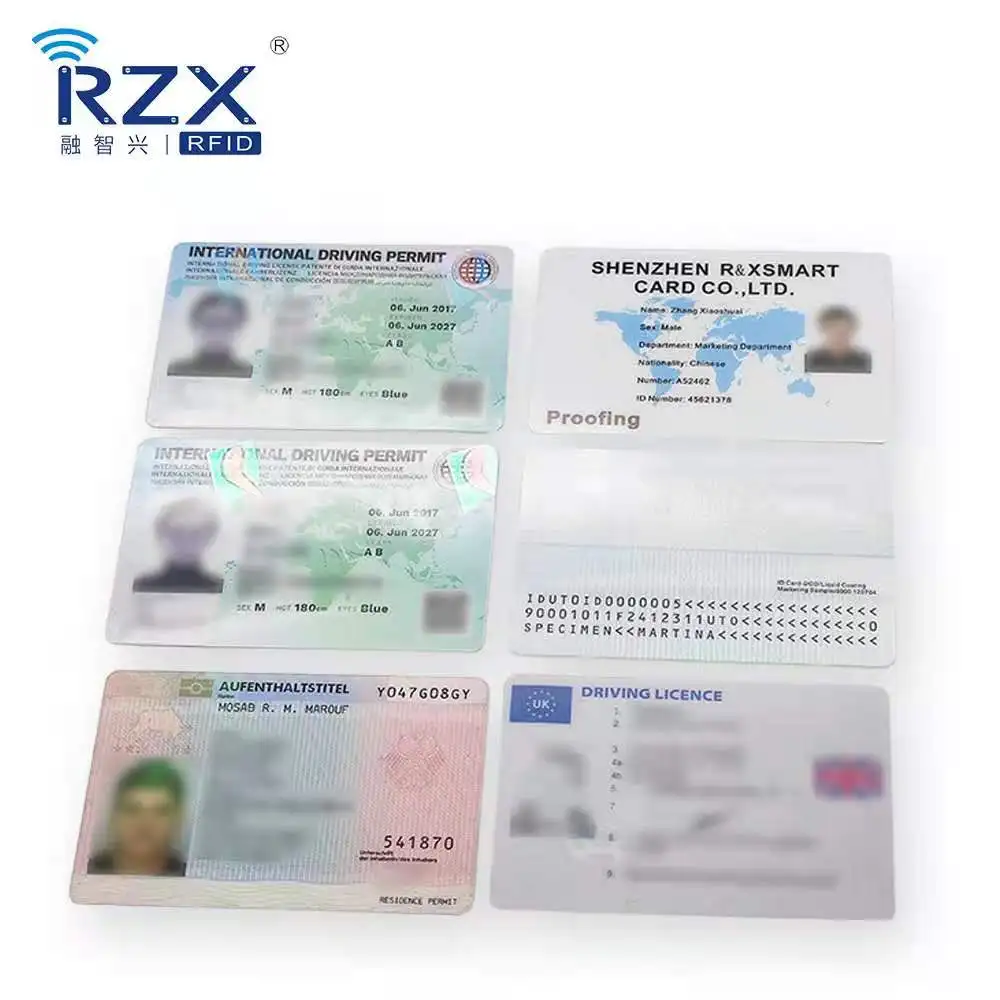 High Quality Printable Polycarbonate ID Card Pc Material Printing Hologram ID Photo Card