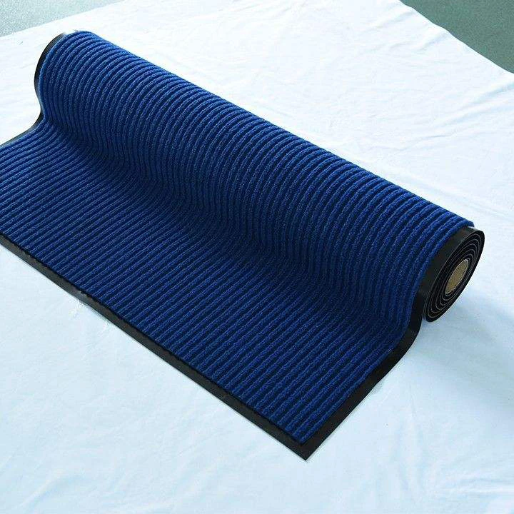 Enhance Safety with Non-Woven Twin-Ribbed Anti-Slip Entrance Mat for Welcoming Guests with a Durable PVC Floor Mat