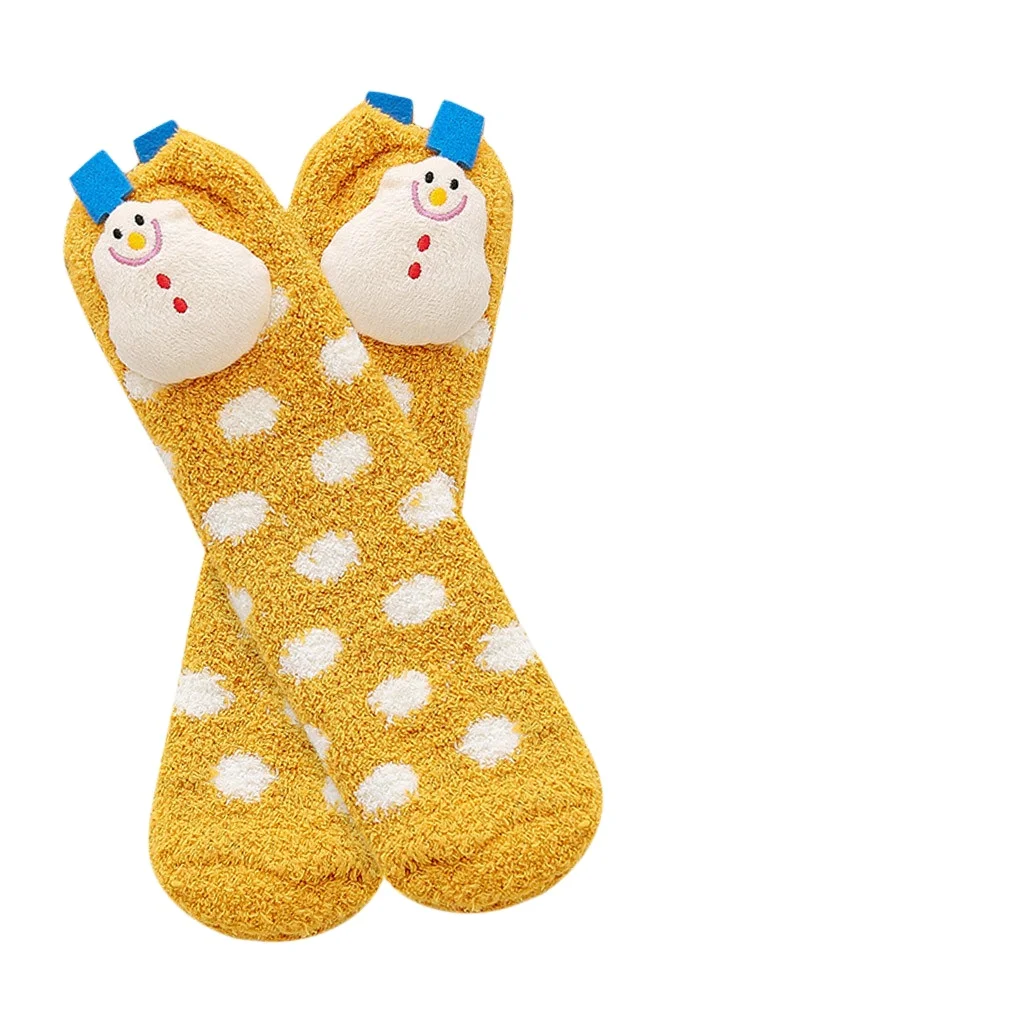 Christmas Winter Funny Socks  Pairs Bed Floor Socks Warm Winter Sleeping Socks Home Christmas Stockings