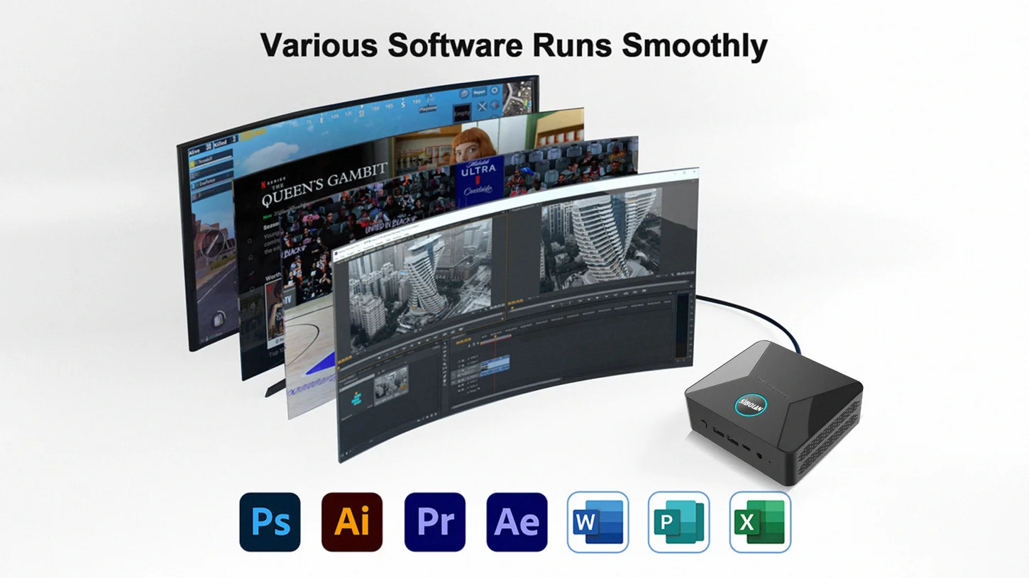 Мини-ПК на заказ i3 i8 8950HK i7 9750H игровой мини-ПК настольный компьютер NIVDIA GTX 1650 4G Win 10