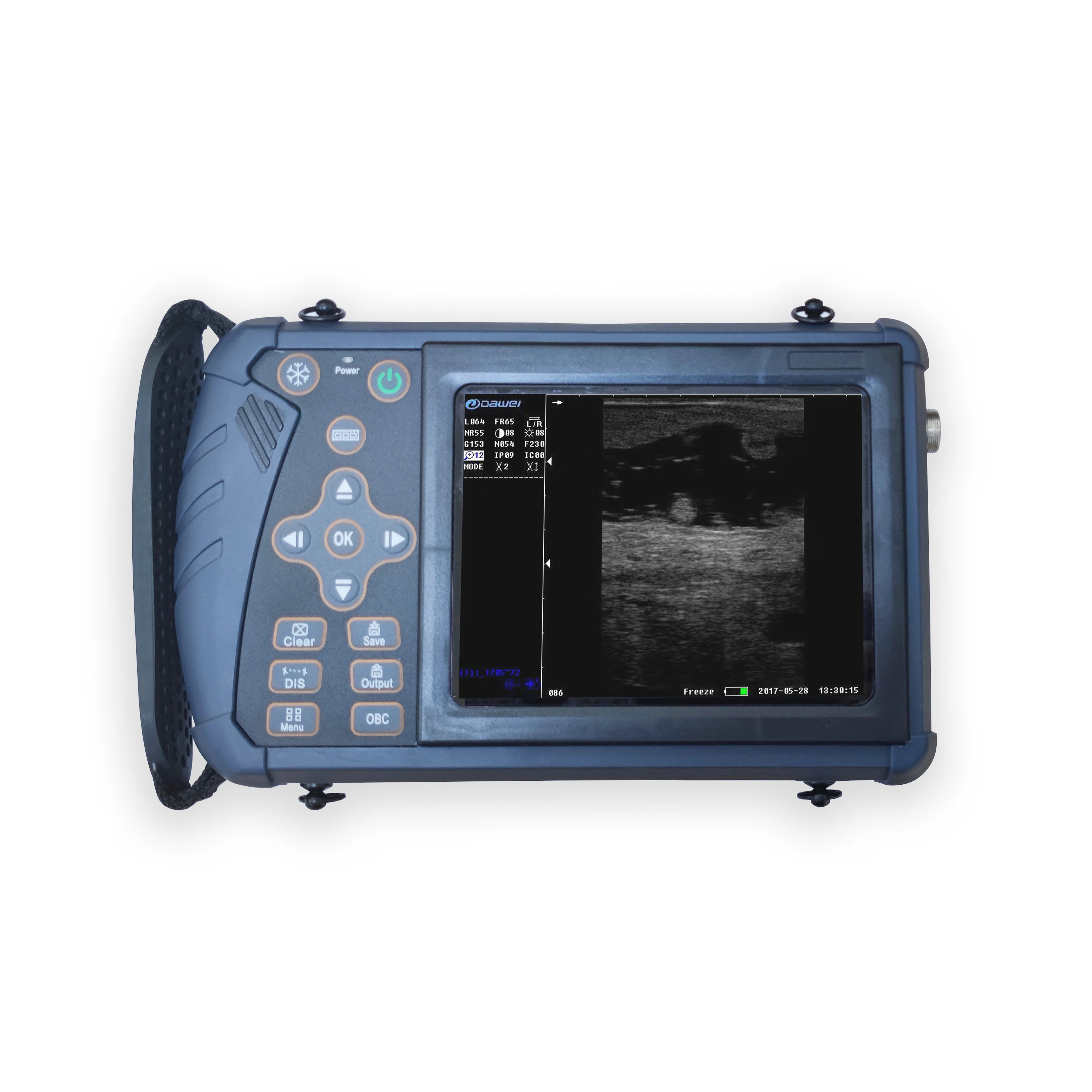 Dawei Cheap Price Farm Use Portable Veterinary B/W Ultrasound Machine for Pig Goat