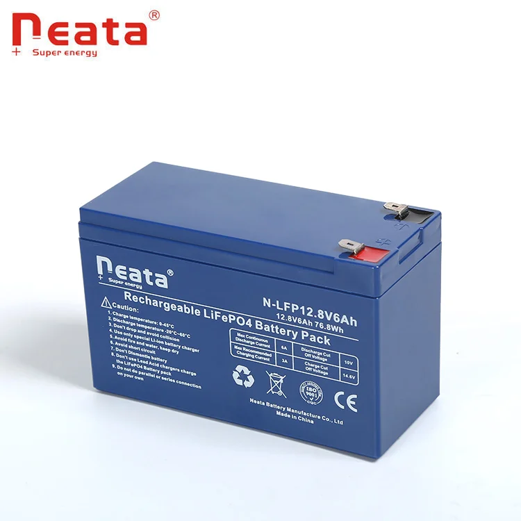 Neata Source Factory UPS Emergency Backup Deep Cycle Power LiFePO4 12V 6Ah UPS Power Battery