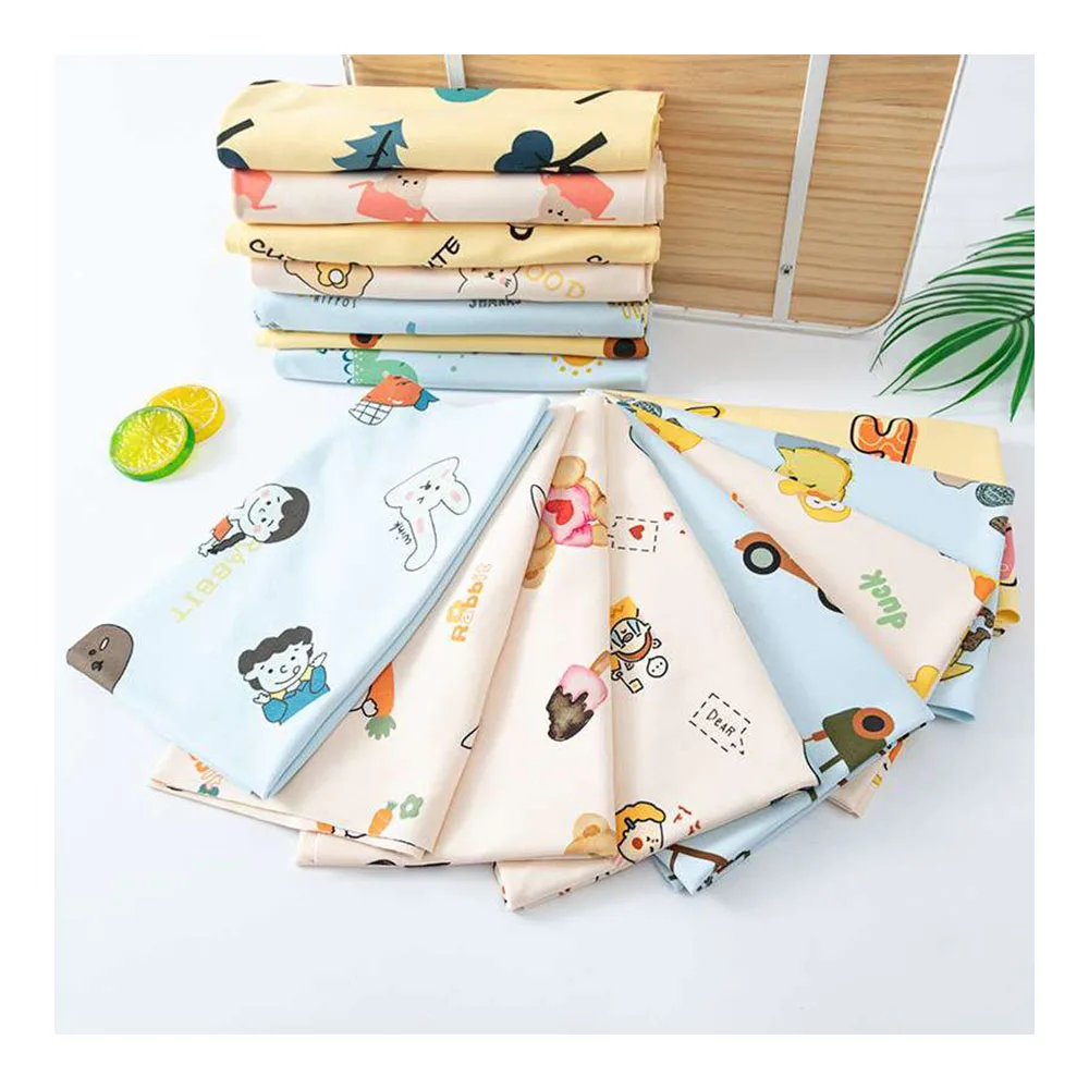 
High quality Medium Weight 90% Polyester 10% Spandex knit fabric soft feeling digital print fabric for dress 