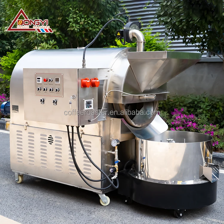 100kg 200kg 300kg roasting machine high quality peanut roasting machine Temperature control nuts roasting machine