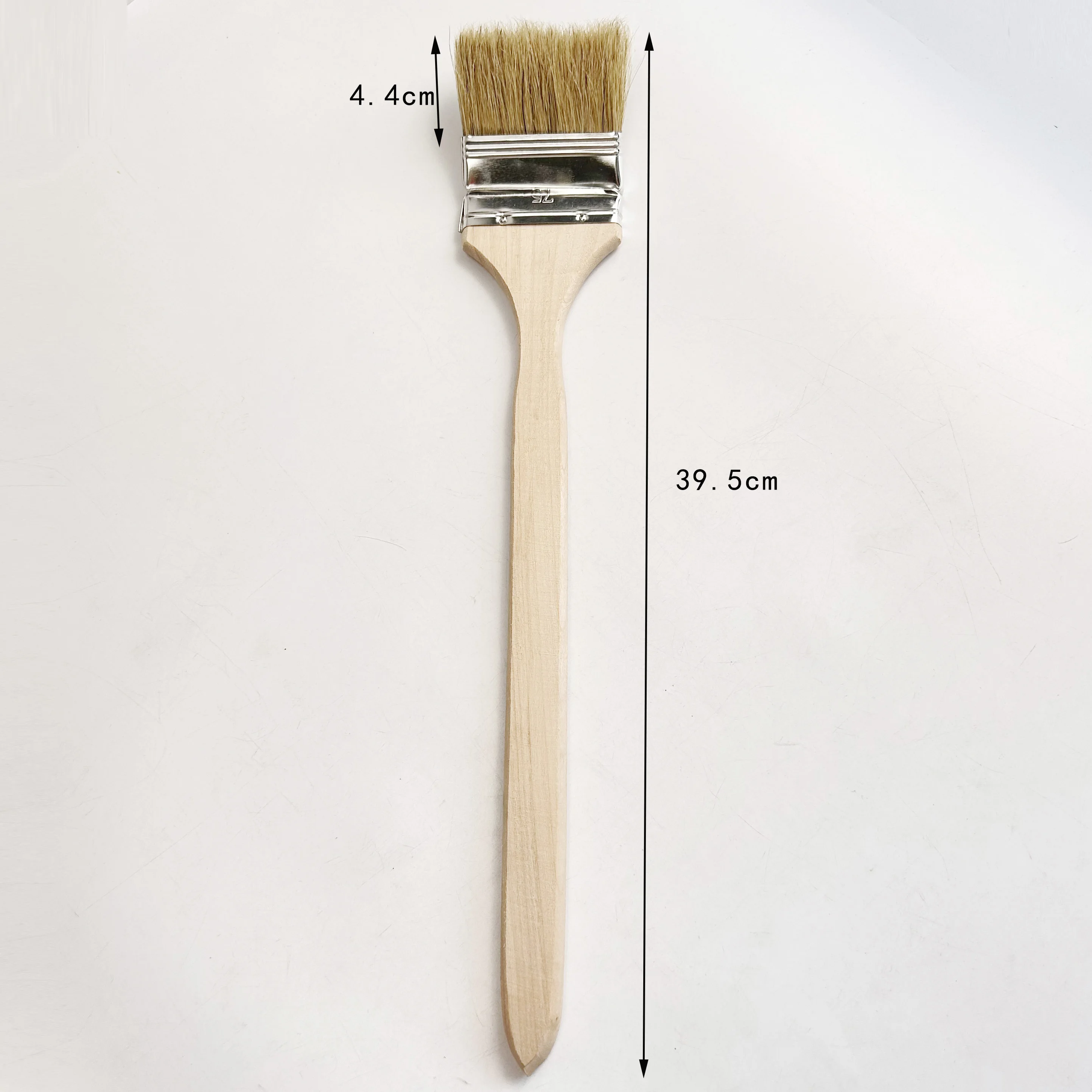 Long Wood Handle Painting Brushes for Wall Treatment Bent Radiator Paint Brush Natural Bristle Elbow Radiator Paint Brush