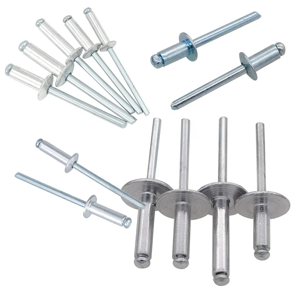 Wholesale Roofing Boards Industry Use White Paint Big Round Head Waterproof Metal Blind Rivets