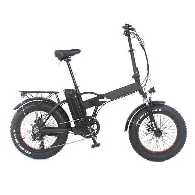 European Warehouse Foldable Electric Bicycle  250w 12.8Ah Fat Tire Electric Bike Folding Ebike