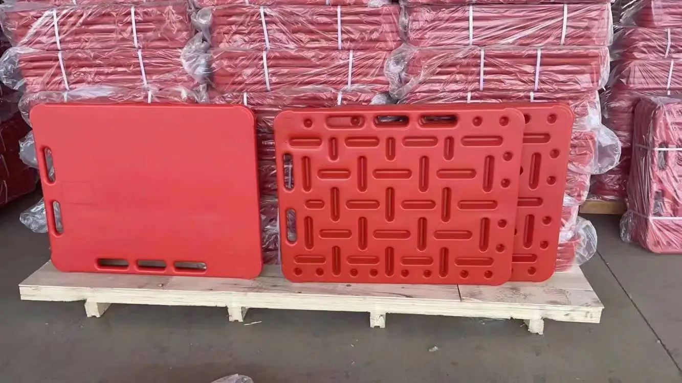 Hot Sale original factory Red Pig Farming Equipment PP Blocking Panel Board Pig Sorting Blocking Panel