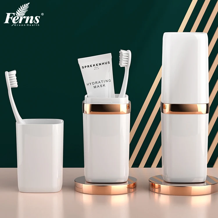 Portable Toothbrush Dispenser Case Travel Set Sustainable Plastic Toothbrush Holder storage box