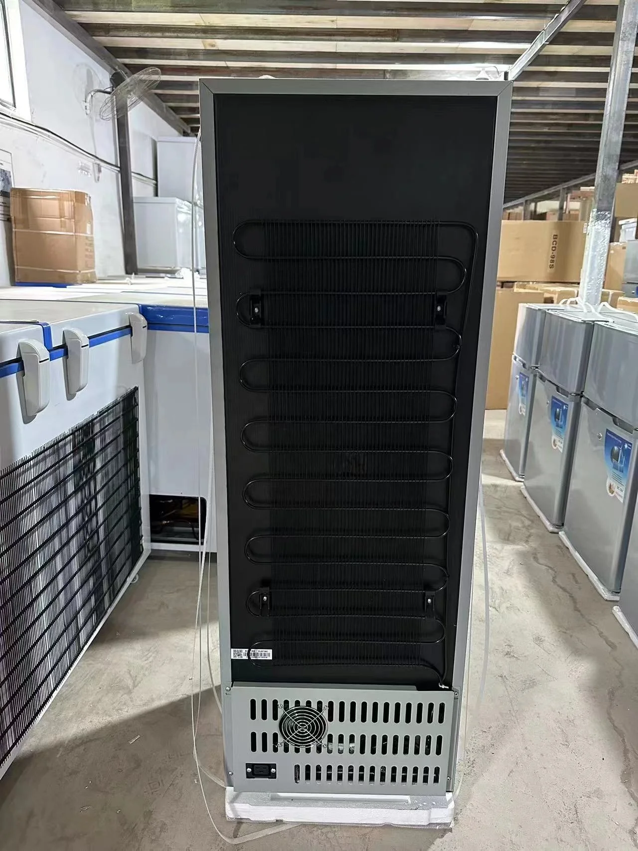 hot product DC 12V/24V Double Door Fridge Solar Power  Refrigerator For Home use BCD-108