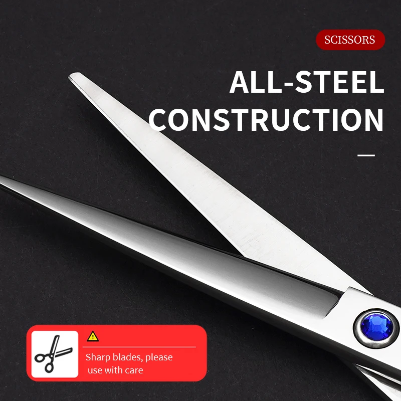 6.0 inch professional 	hair cutting scissors Salon household hair styling tools  Stainless steel barber scissors Hair scissors