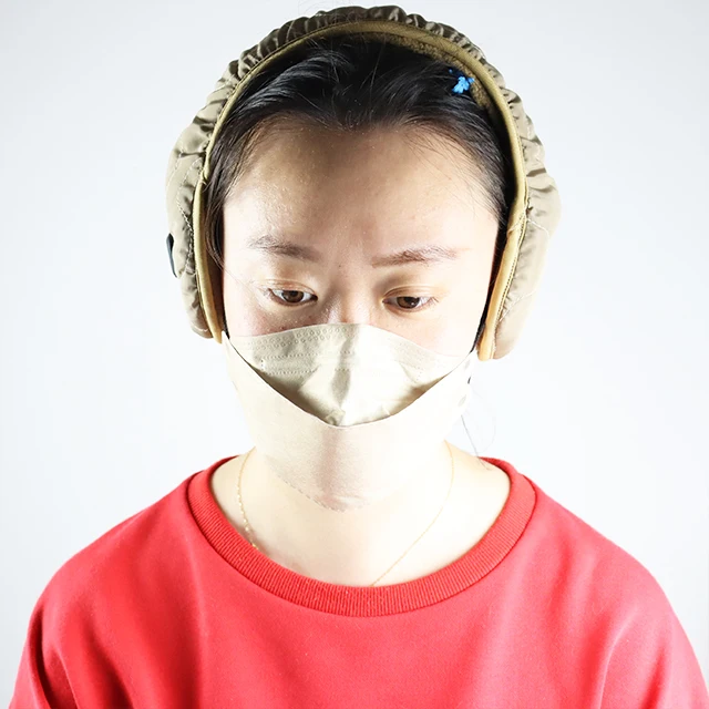 Electric storage heating quilting foldable ears muffs Cold winter warmly ear warmer earmuff temperature 55 degrees