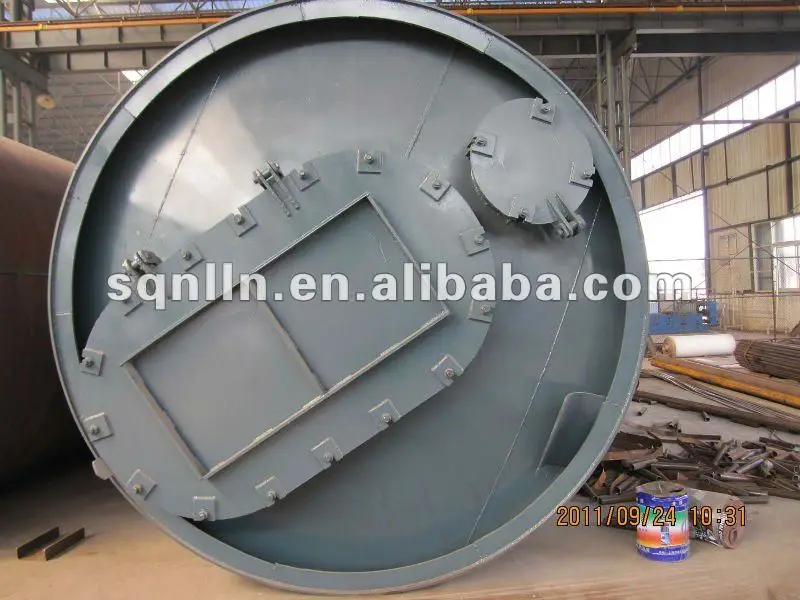 
Waste tyre rubber and plastic Material Processed pyrolysis plant 
