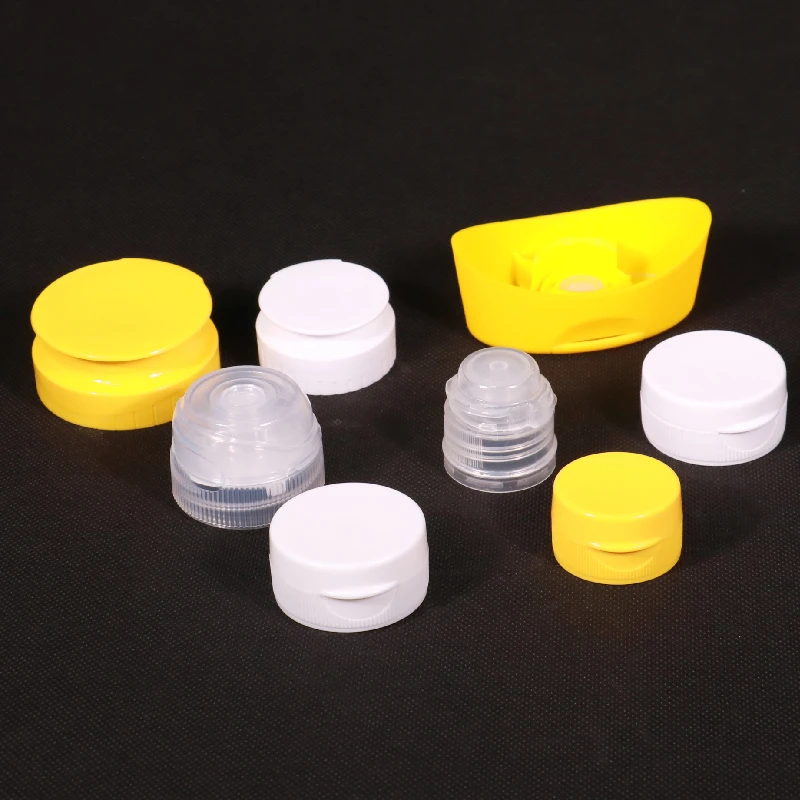 
Transparent Bottle Flip Top Water Bottle Cap For Cosmetic Bottle 