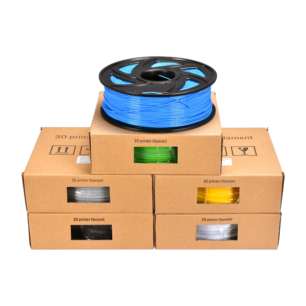 TPU/PCL/PETG/HIPS/NYLON/ABS/PLA  3D Printer Filaments 1 kg  1.75mm +-0.02mm for FDM 3d printer