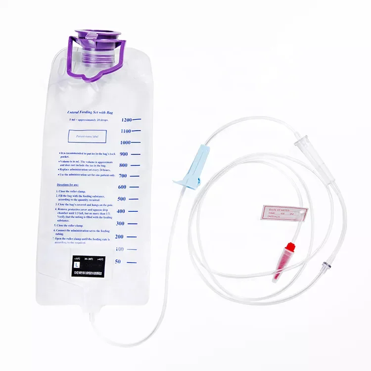 Medical Disposable Enteral Feeding Bag Pump Set