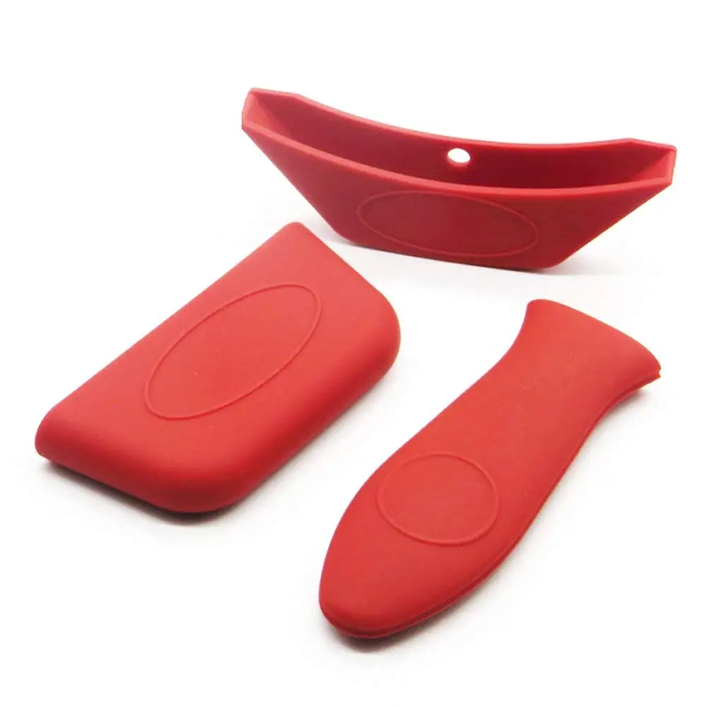 Silicone Hot Handle Holder - Sleeve Grip Silicone Pot Handle Covers Cookware Heat Resistant handle