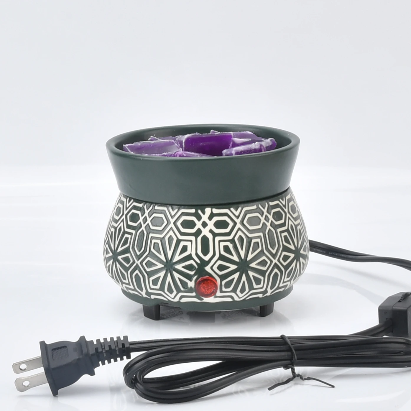 Ceramic Plug in Candle Melt Burners Stoneware Electric Scented Candle Wax Warmer Ceramic 2 In 1 Fragrance Wax Melt Warmer
