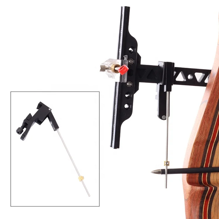SPG Archery Arrow Rest Clicker Aluminum Alloy Signal Recurve Bow Carbon Arrows Target Hunting Competition Adjustable Accessories